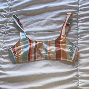 Multicolored Bikini Top